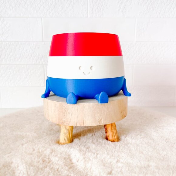 Rocket Gus // plant pots for lined plants // 3D printed - Picture 1 of 1
